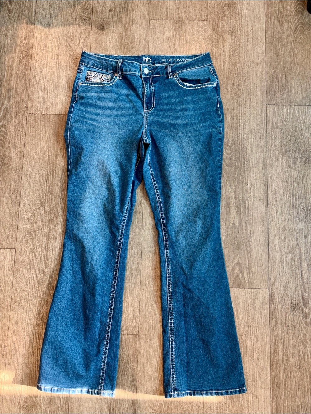 new directions Blue Flare Jeans — Curvy Fit